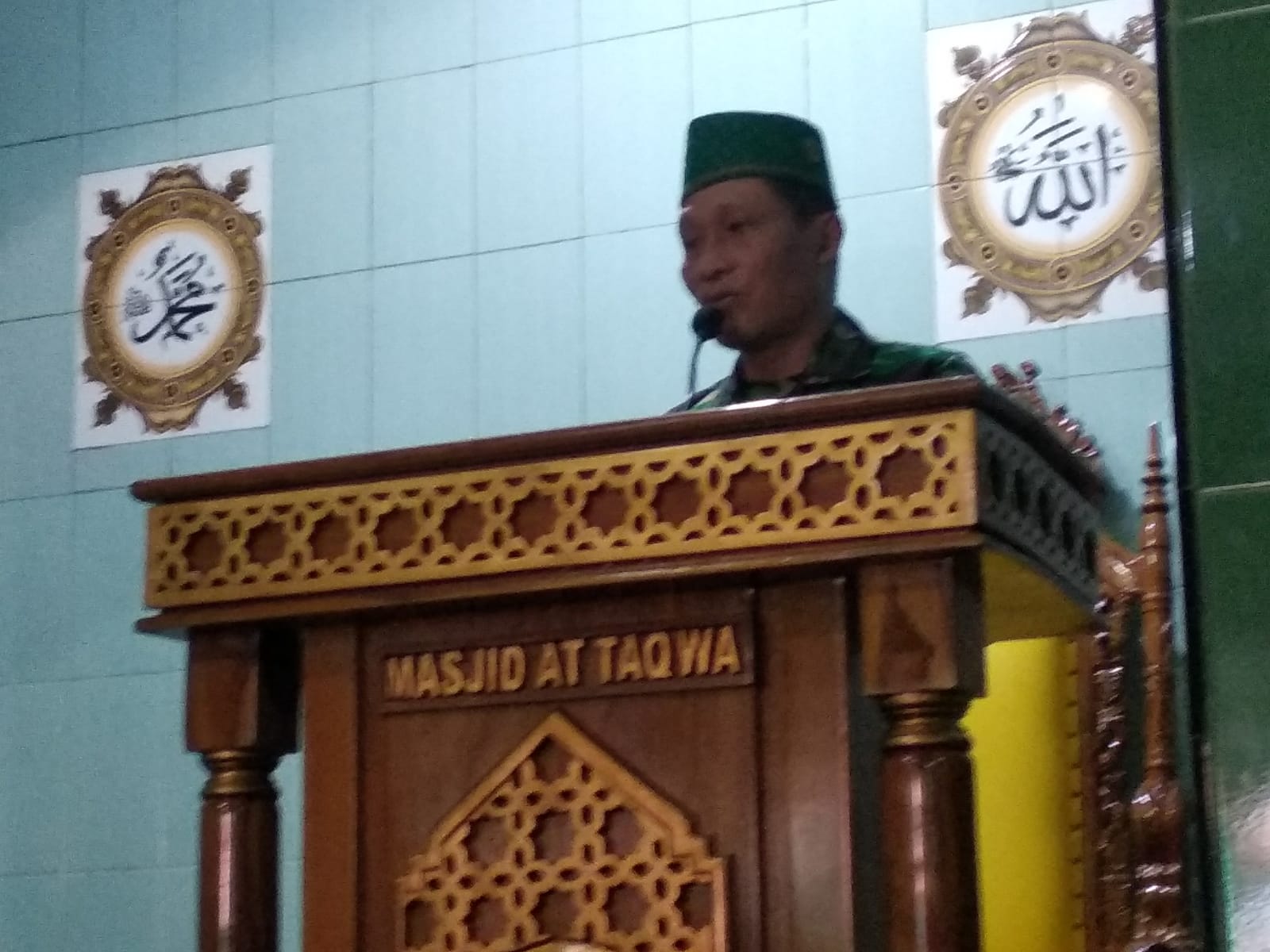 Khutbah Jumat,  Peltu K.H. Tri Yunianto : Menumbuhkan Niat dan Semangat Ibadah Haji ke Tanah Suci
